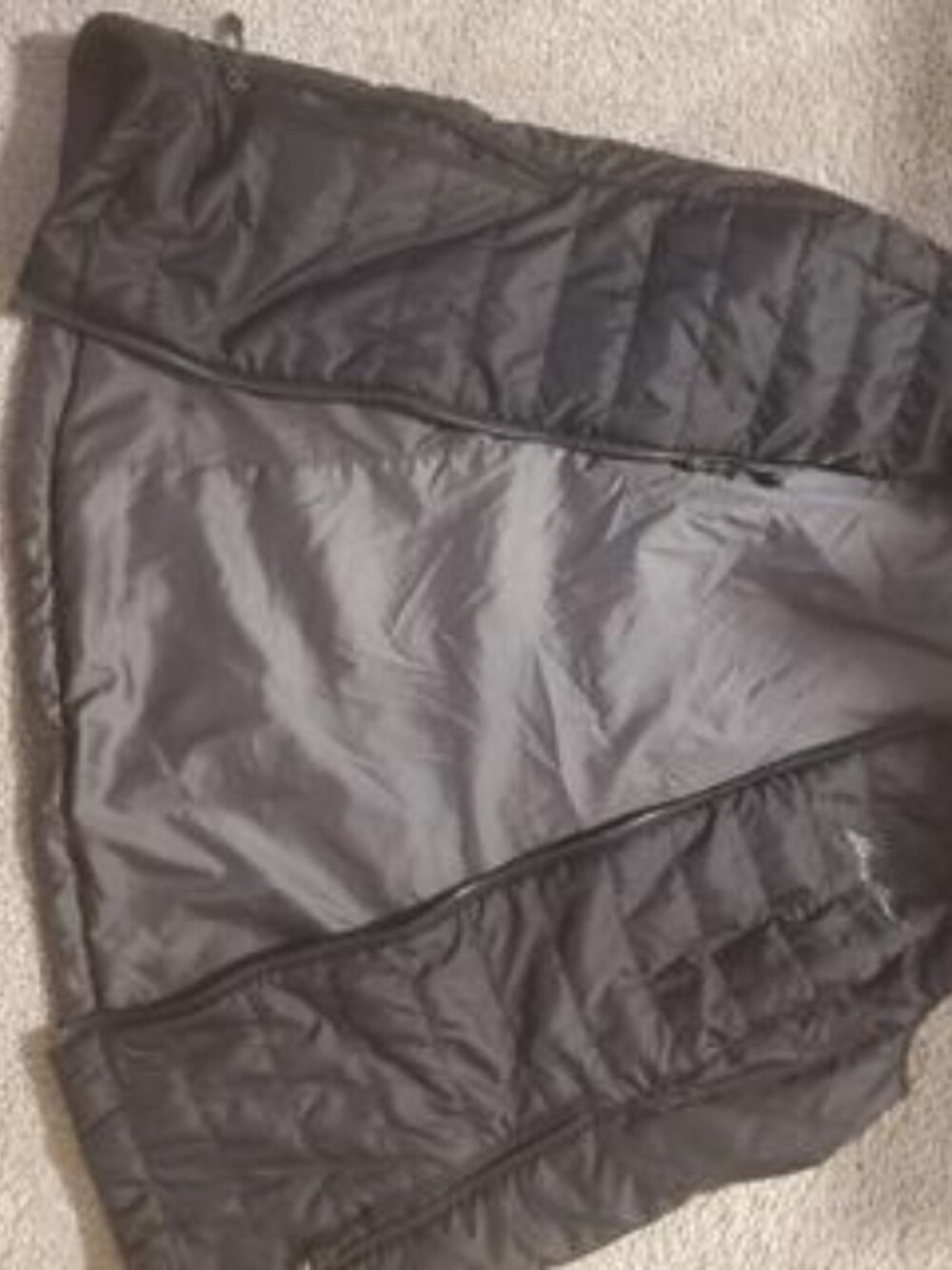 Eddie Bauer Black Lightweight Packable Full-Zip Puffer Vest